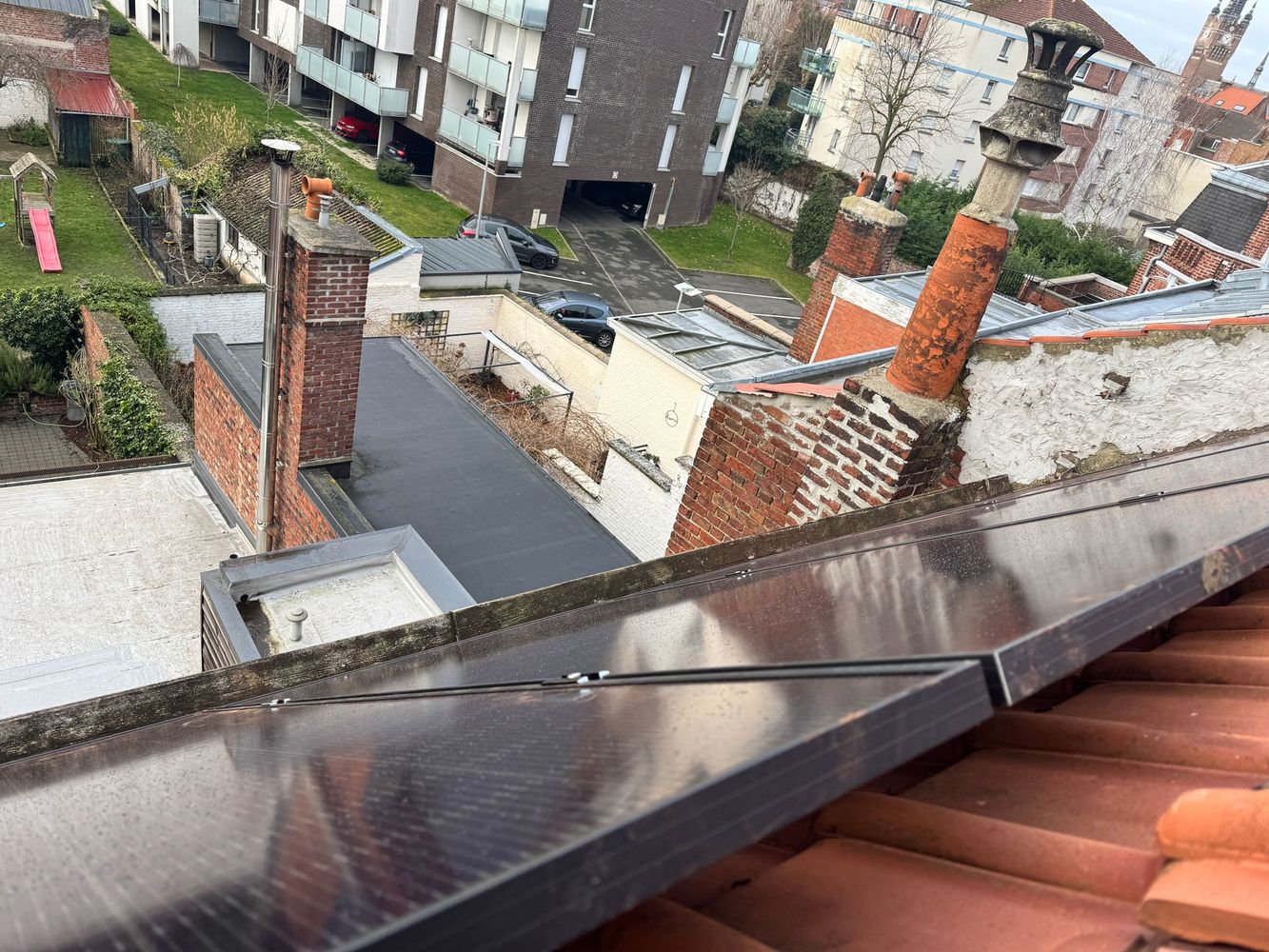 Vue du toit Armentières